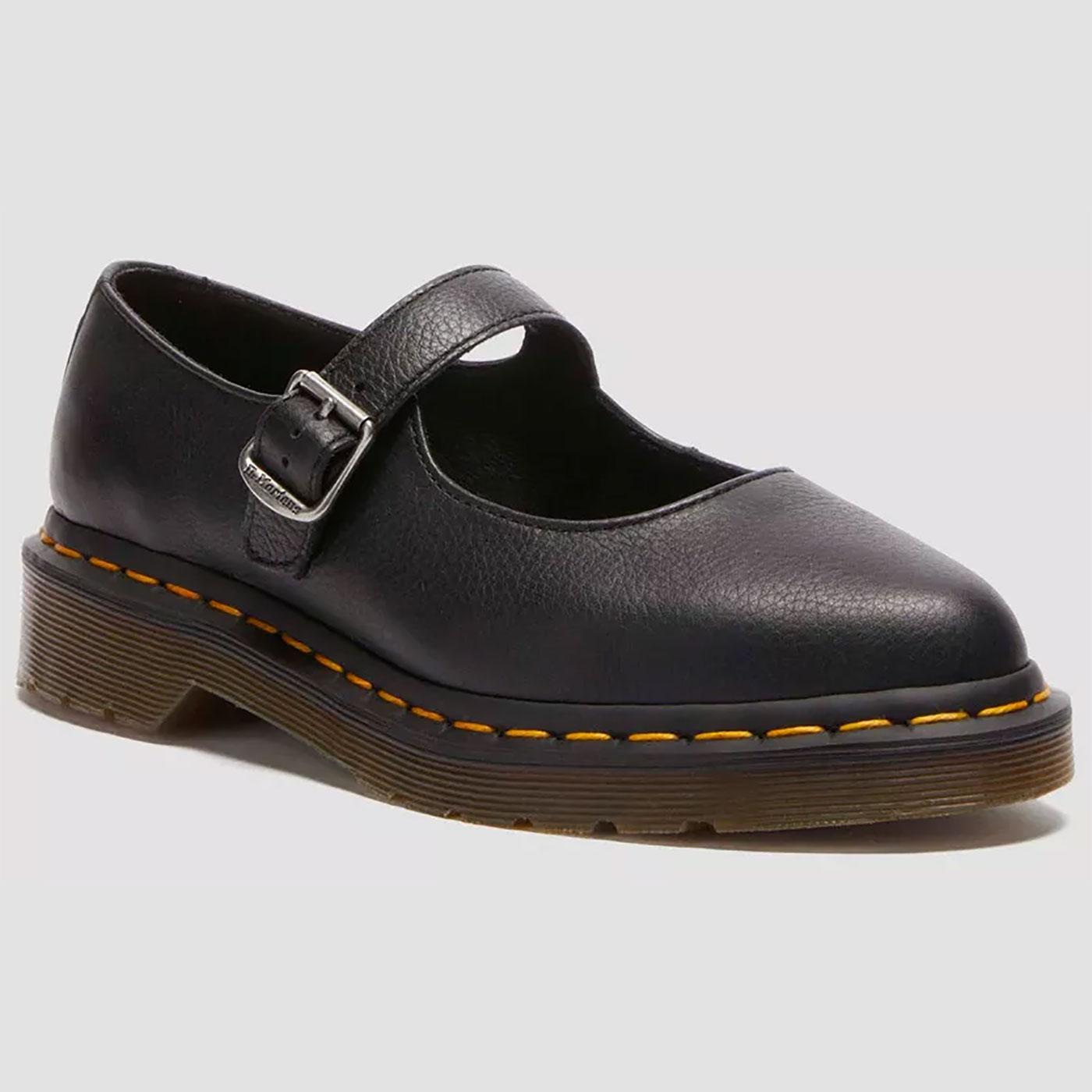 Elphie Dr Martens Mary-Jane Leather Buckle Shoes B
