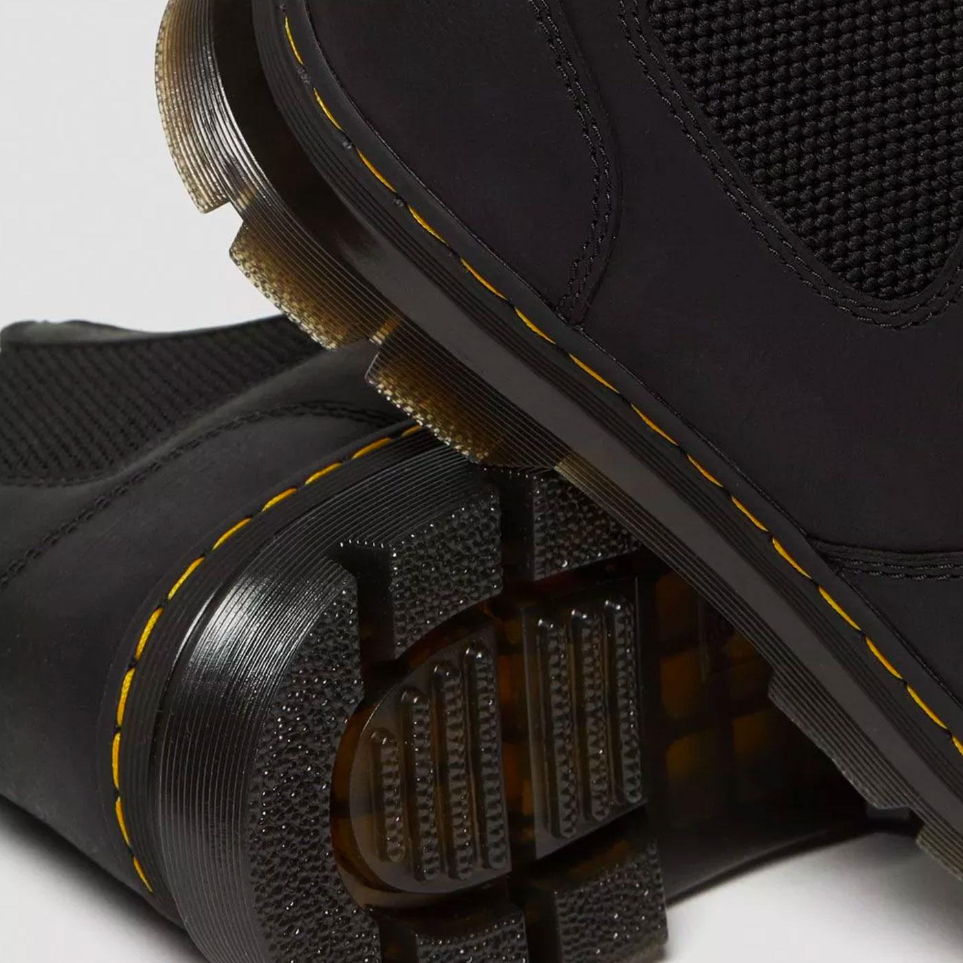 Dr Martens Embury Wyoming Leather Mod Chelsea Boots Black