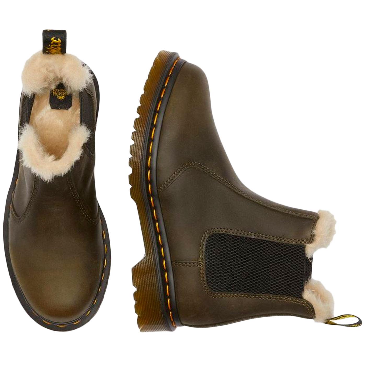 leonore fur lined doc martens