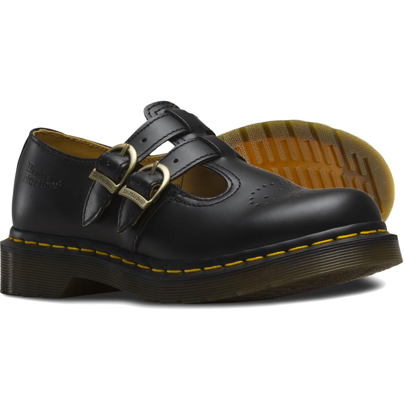 DR MARTENS 8065 Mary Jane Retro 90s Black Smooth Shoes