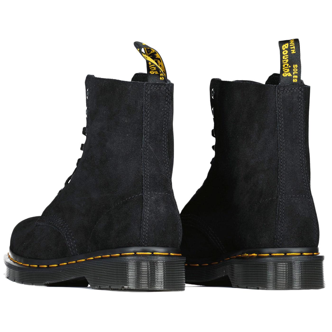 DR MARTENS 1460 Pascal Suede Men's Mod Boots in Black