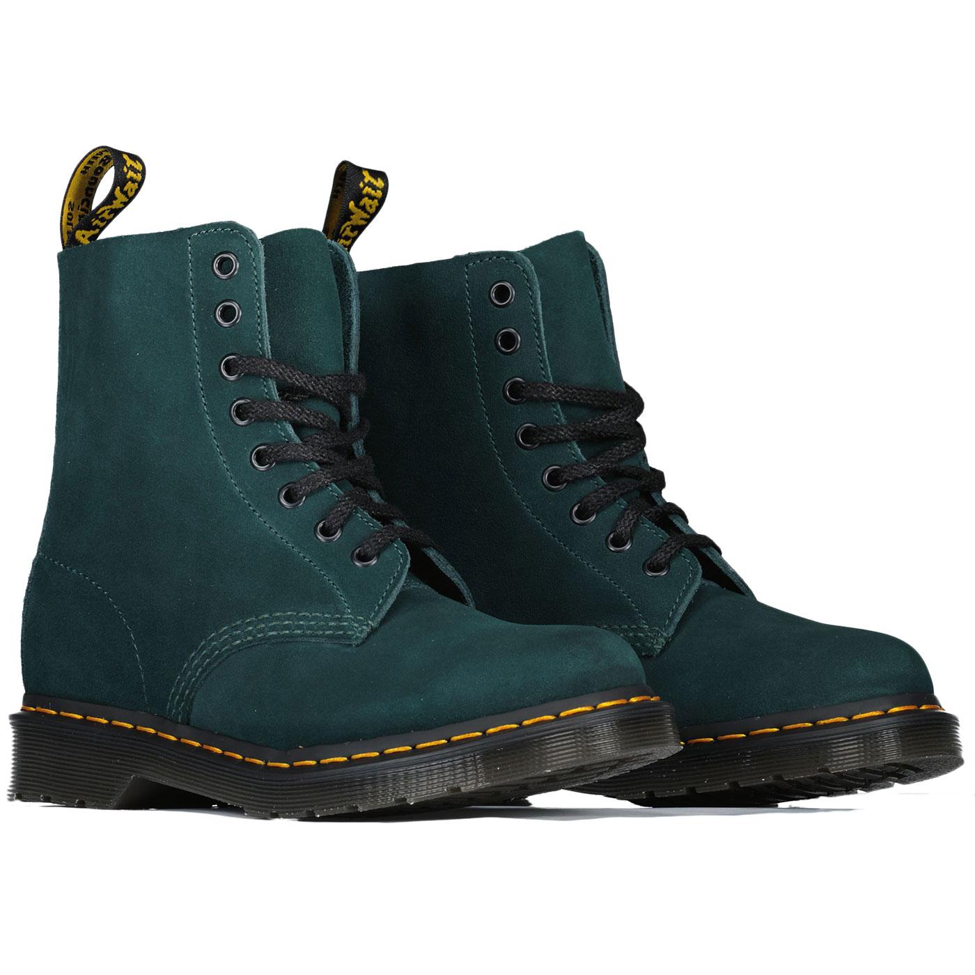 DR MARTENS 1460 Pascal Suede Men's Boots in Racer Green