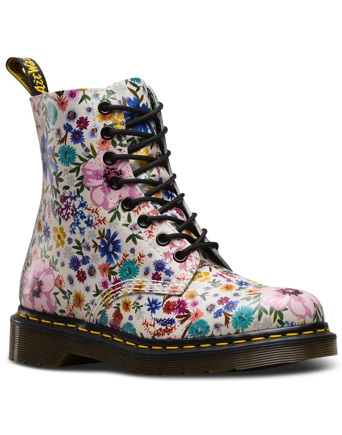 doc martens womens floral boots