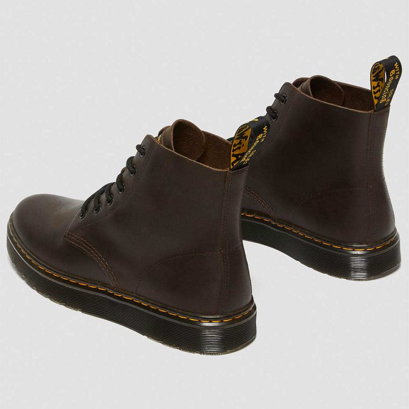 Dr Martens Thurston Retro Leather Chukka Boots in Dark Brown