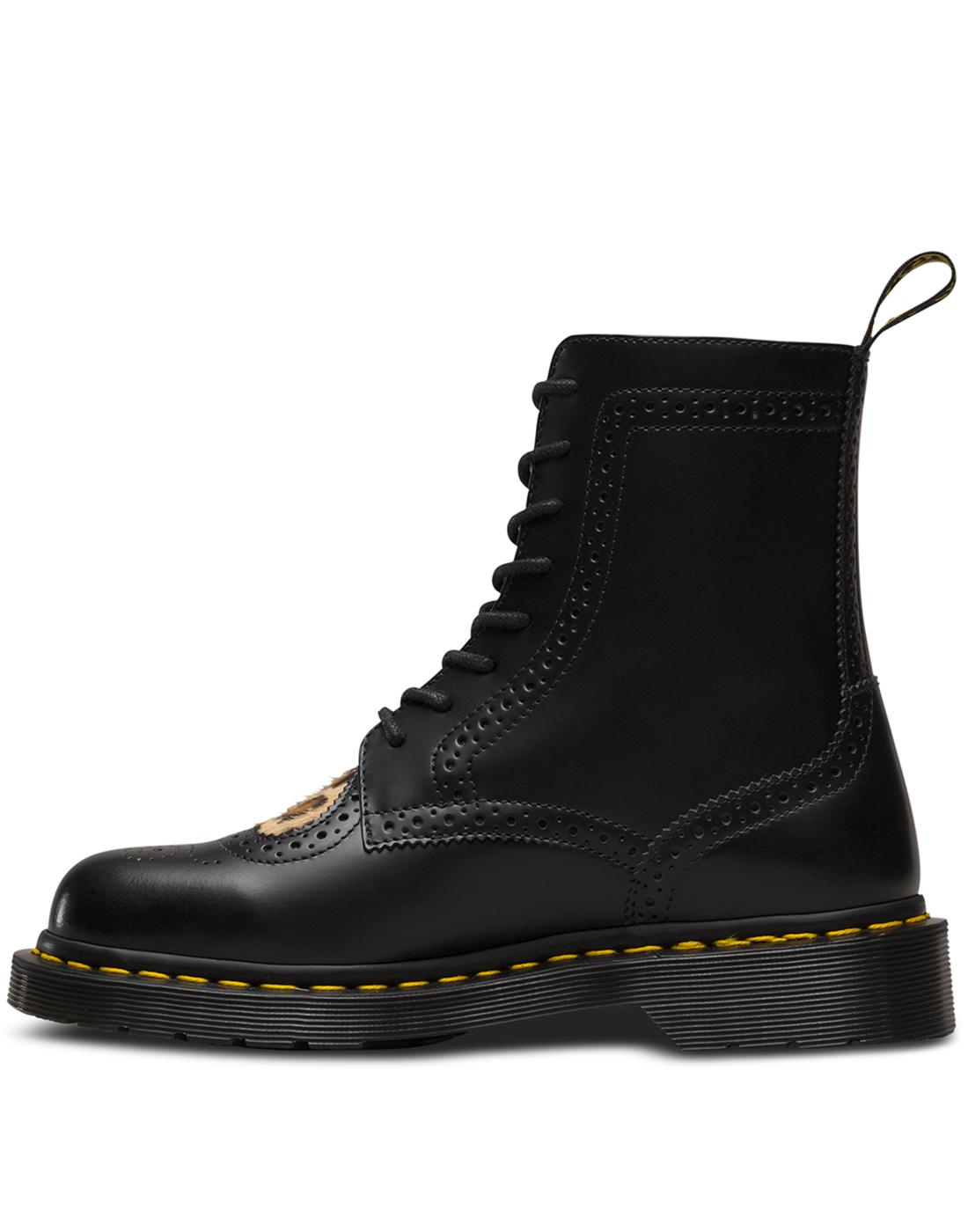 dr martens bentley ii heart leopard