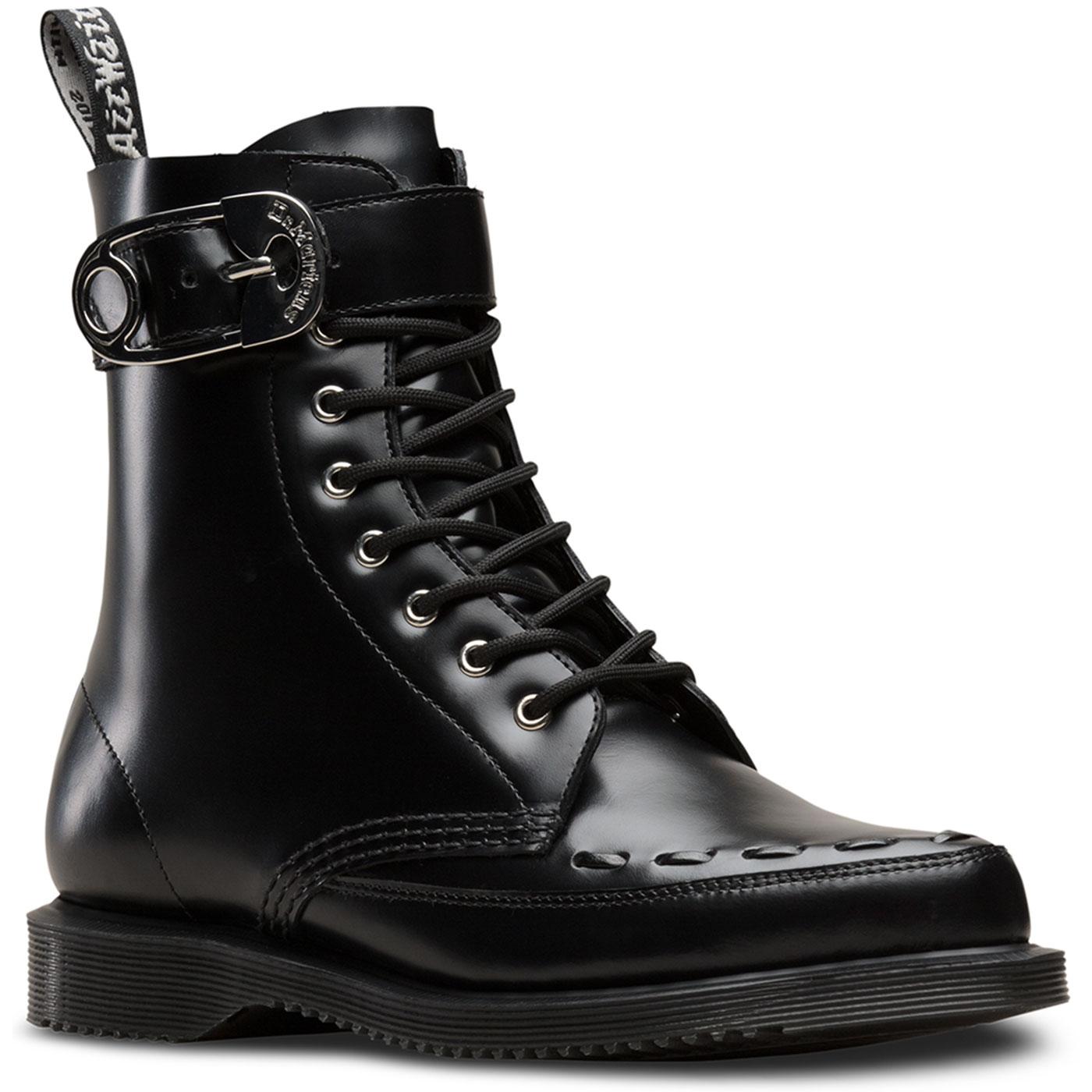 DR MARTENS Women's Retro 70s Geordin Safety Pin Boots