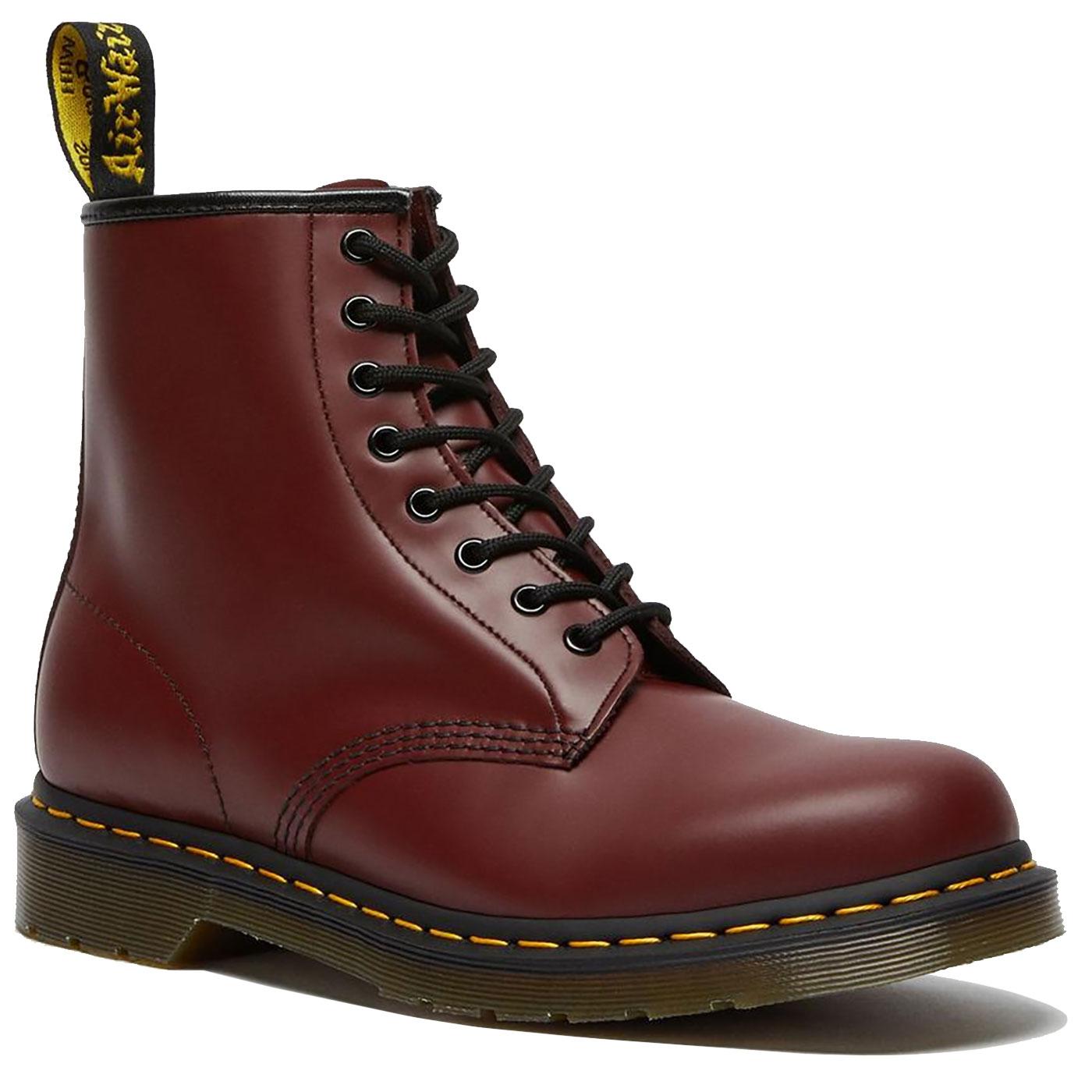 1460 DR MARTENS Womens Mod Cherry Leather Boots