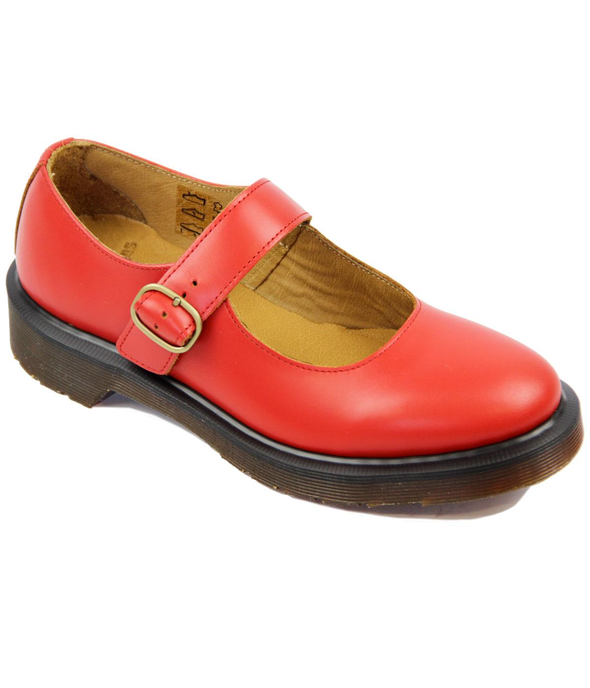 doc martin shoes red colour