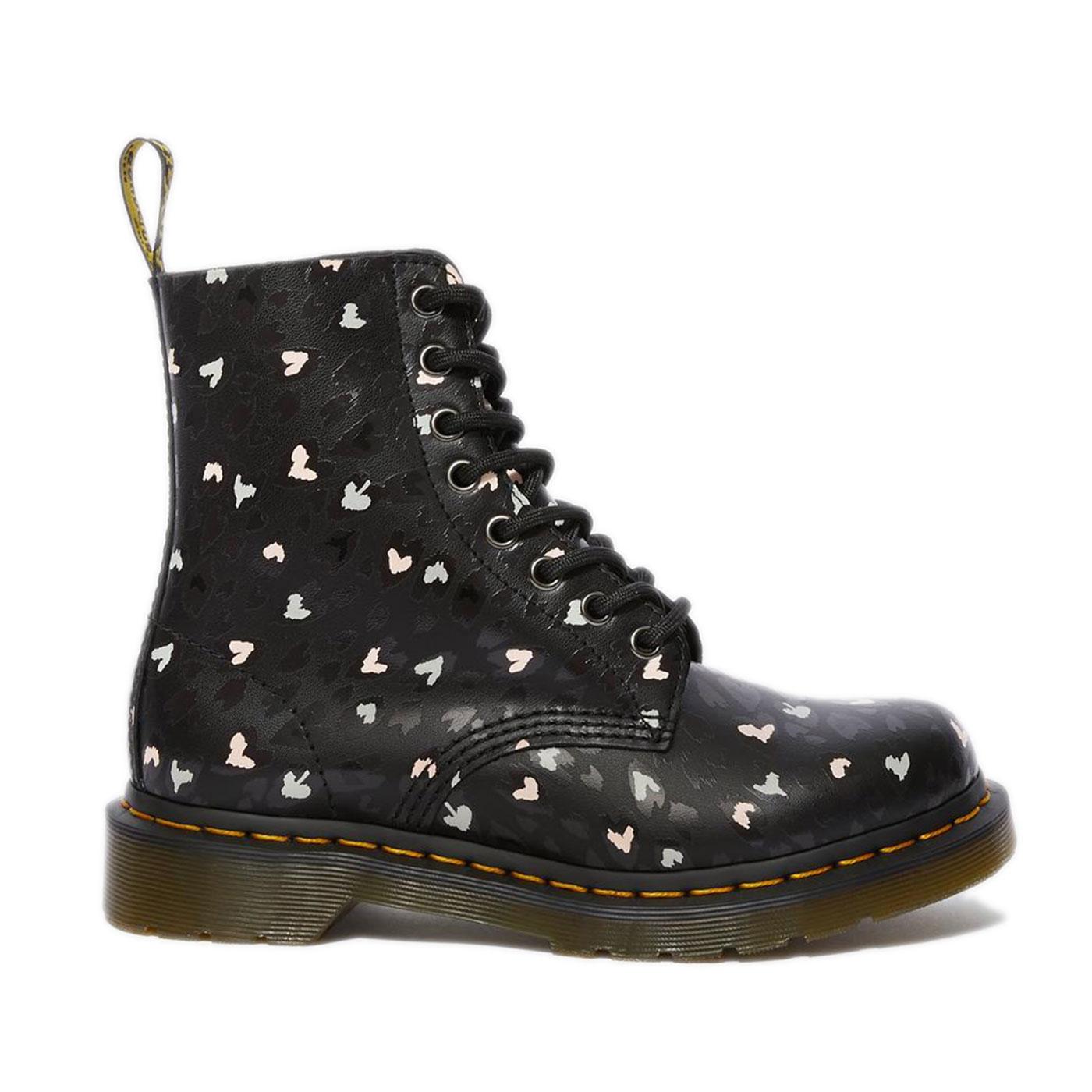 1460 DR MARTENS Women's Pascal Chaos Hearts Boots