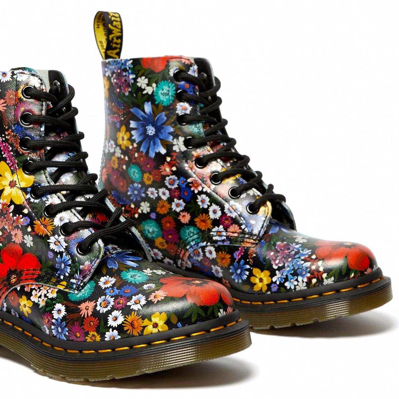 DR MARTENS 1460 Pascal Wanderlust Backhand Floral Boots