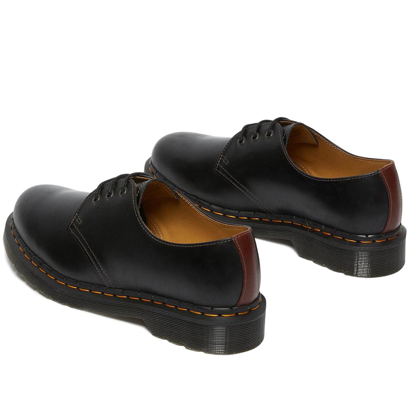 DR MARTENS 1461 Abruzzo Mod Oxford Shoes Black + Brown
