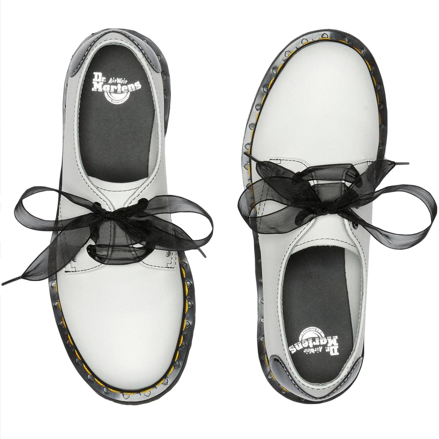 1461 leather wild heart printed oxford shoes