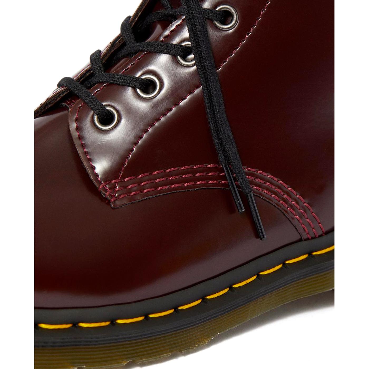 doc martens vegan cherry