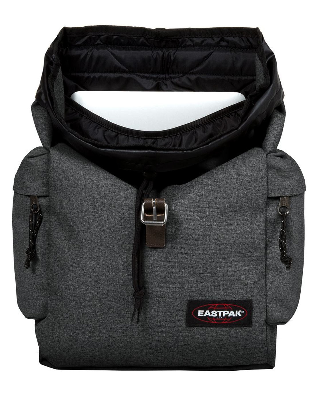 Austin EASTPAK Retro 70s Laptop Urban Backpack in Black Denim