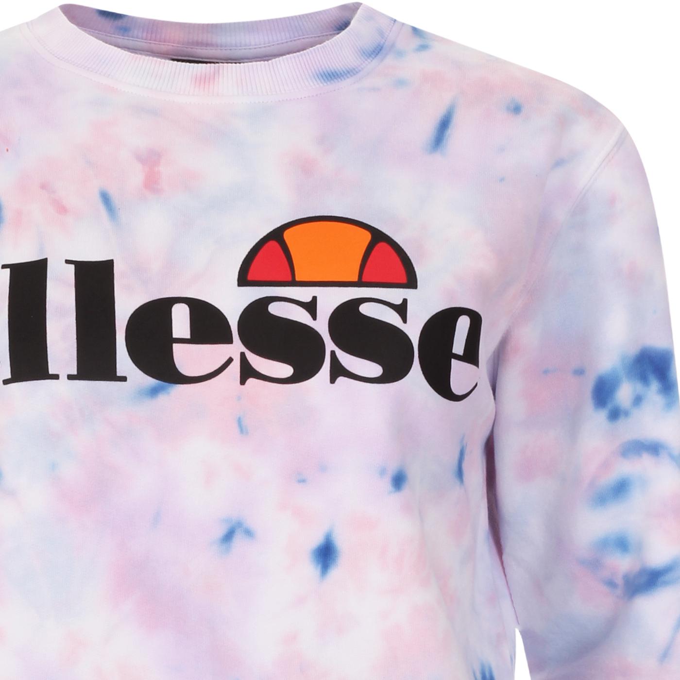 ELLESSE Women s Agata Tie Dye Retro 90s Indie Sweatshirt