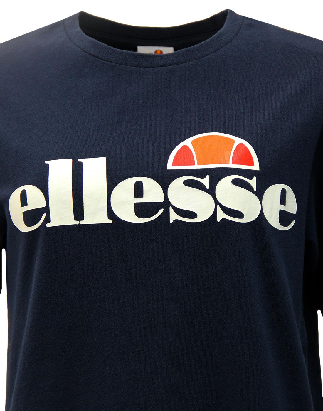 ELLESSE Albany Women's Retro Boyfriend Fit T-Shirt in Dress Blues