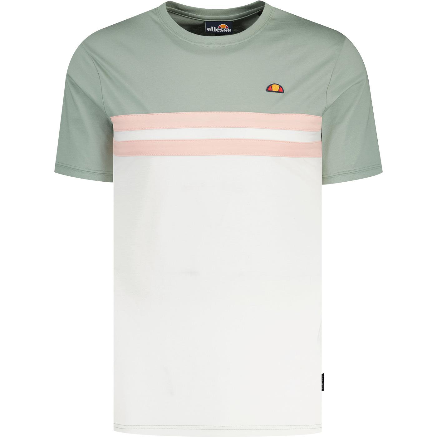 Atrei Ellesse 80s Chest Stripe Colour Block Tee G