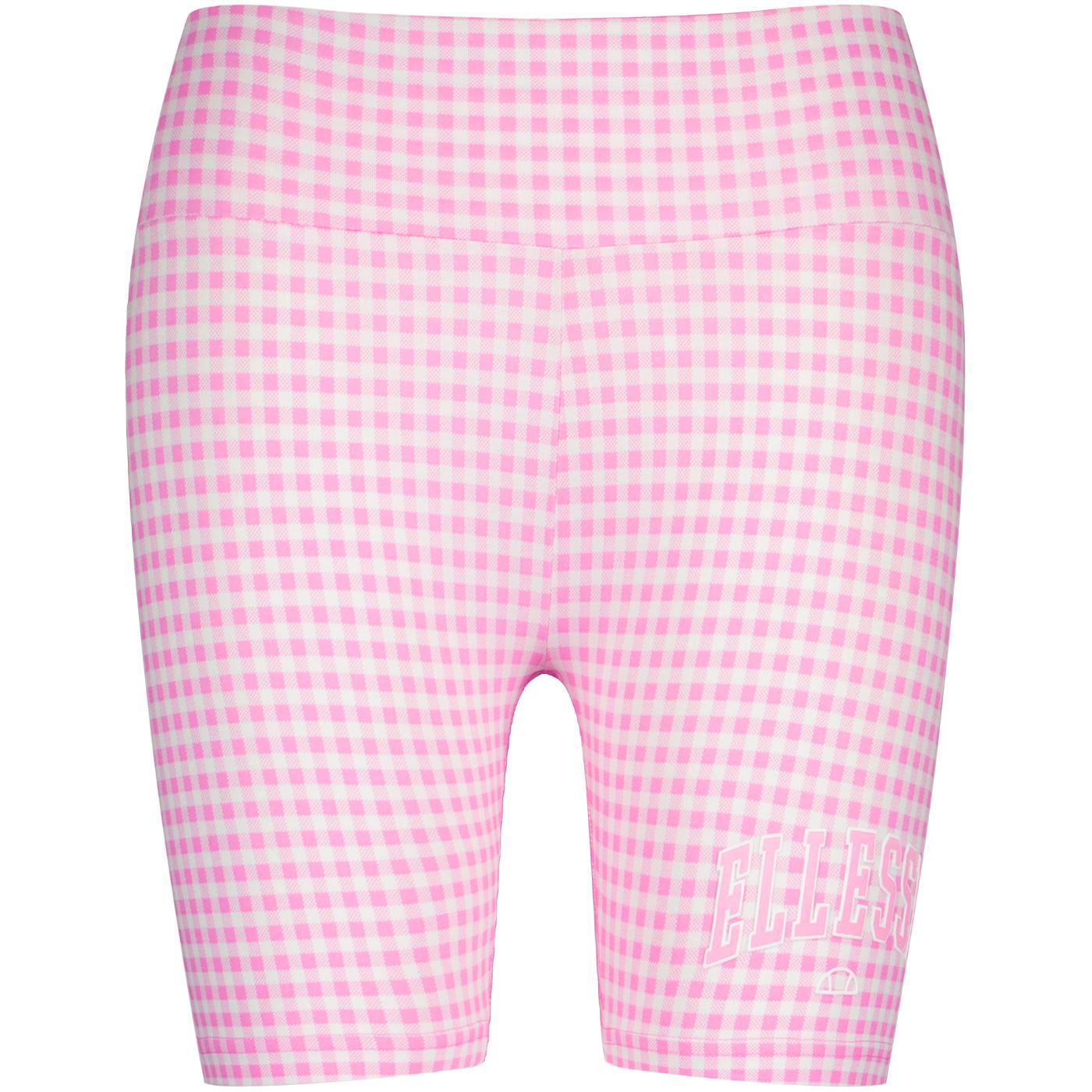 Azzolino Ellesse Women's Retro Check Shorts (Pink)