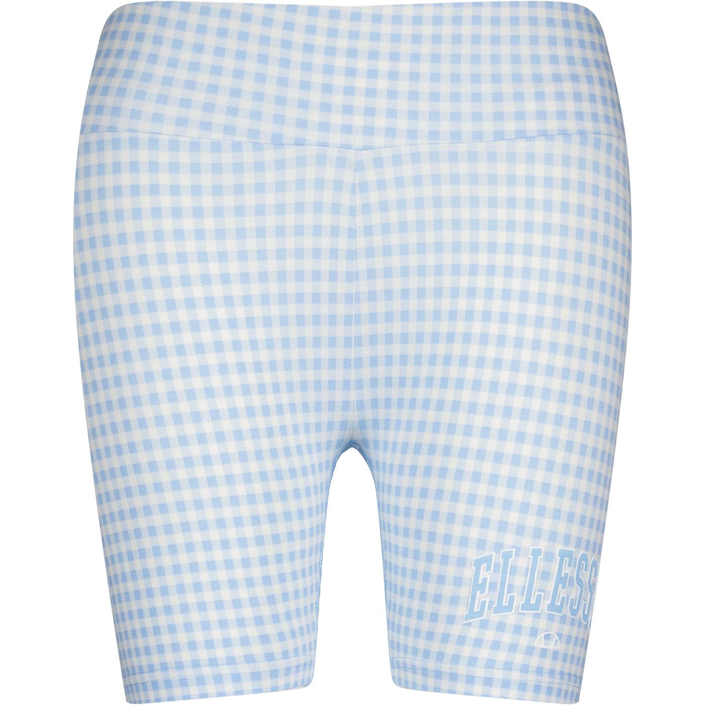 Azzolino Ellesse Women's Retro Check Shorts (Blue)