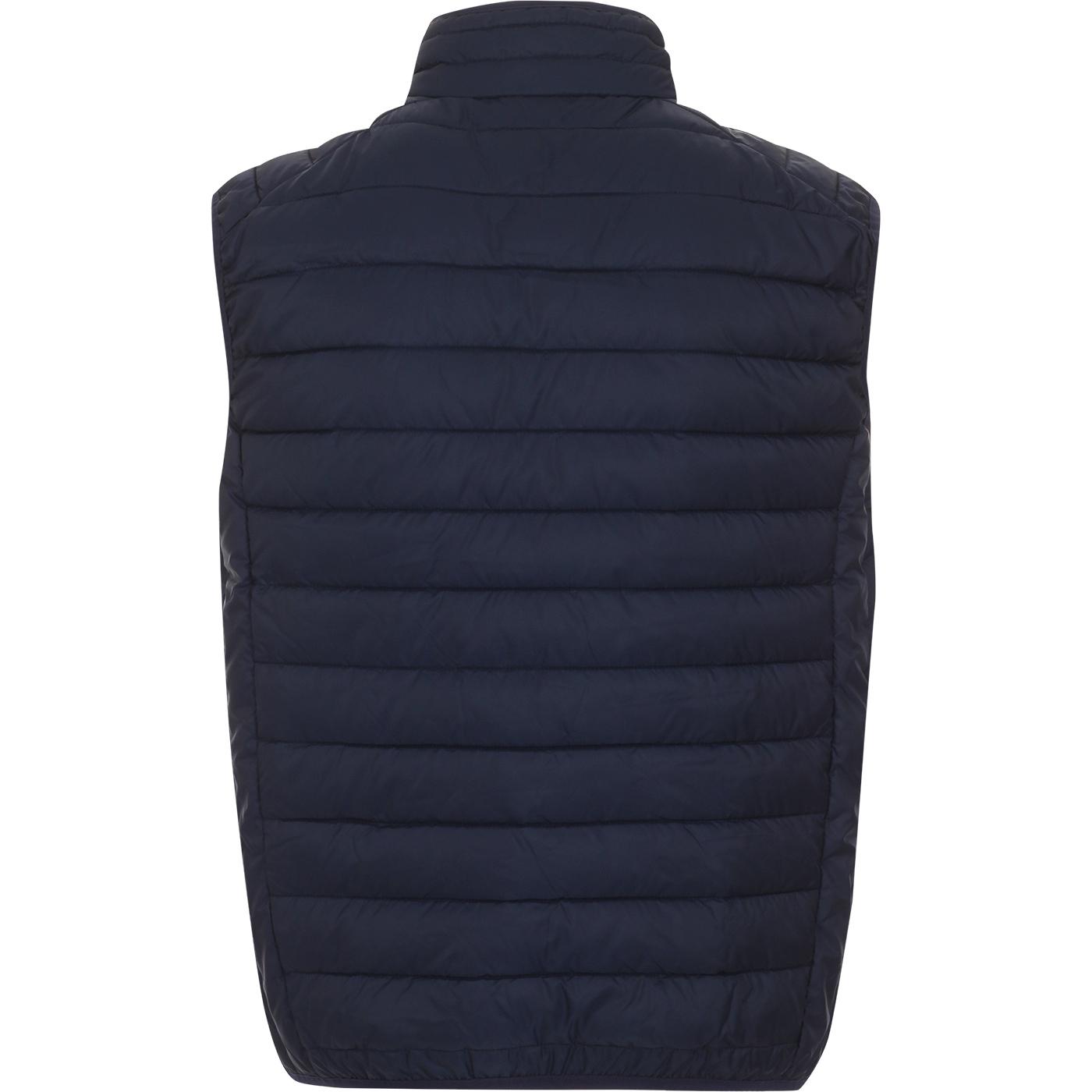 ELLESSE Bardy Men's Retro 90s Quilted Gilet in Navy