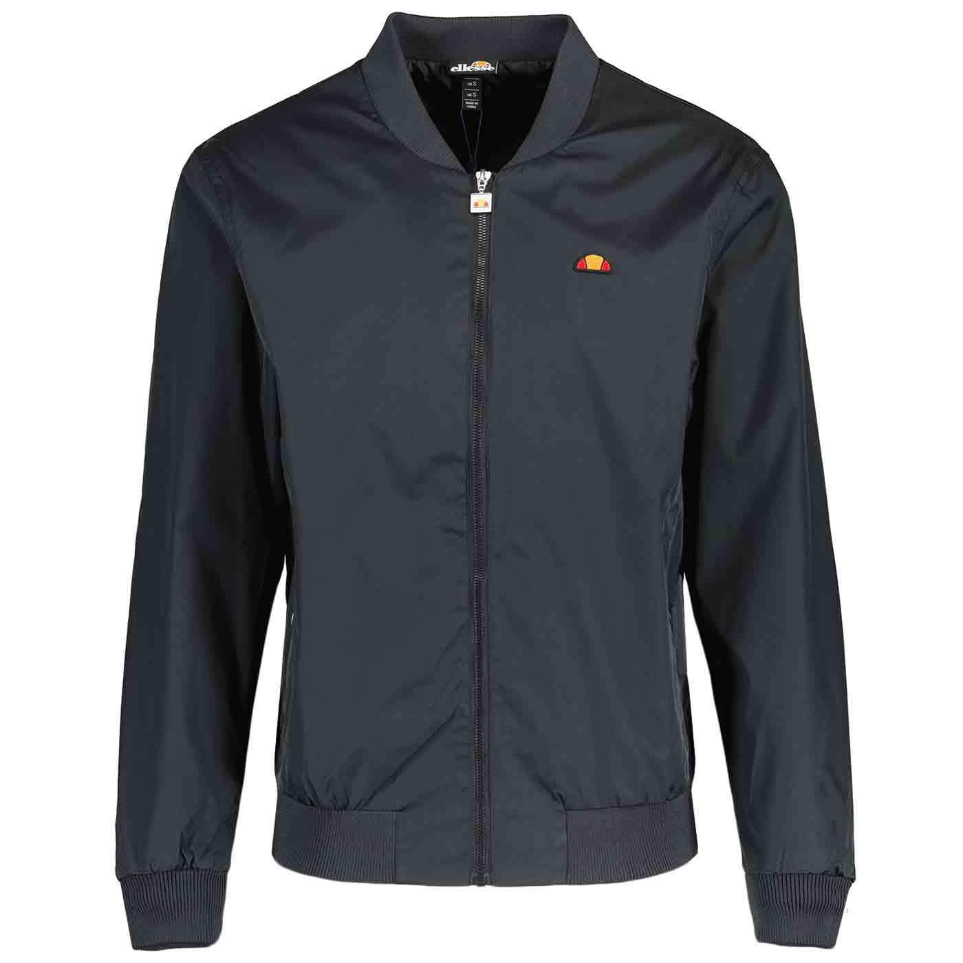 Belgravia Ellesse Retro Windbreaker Jacket Black