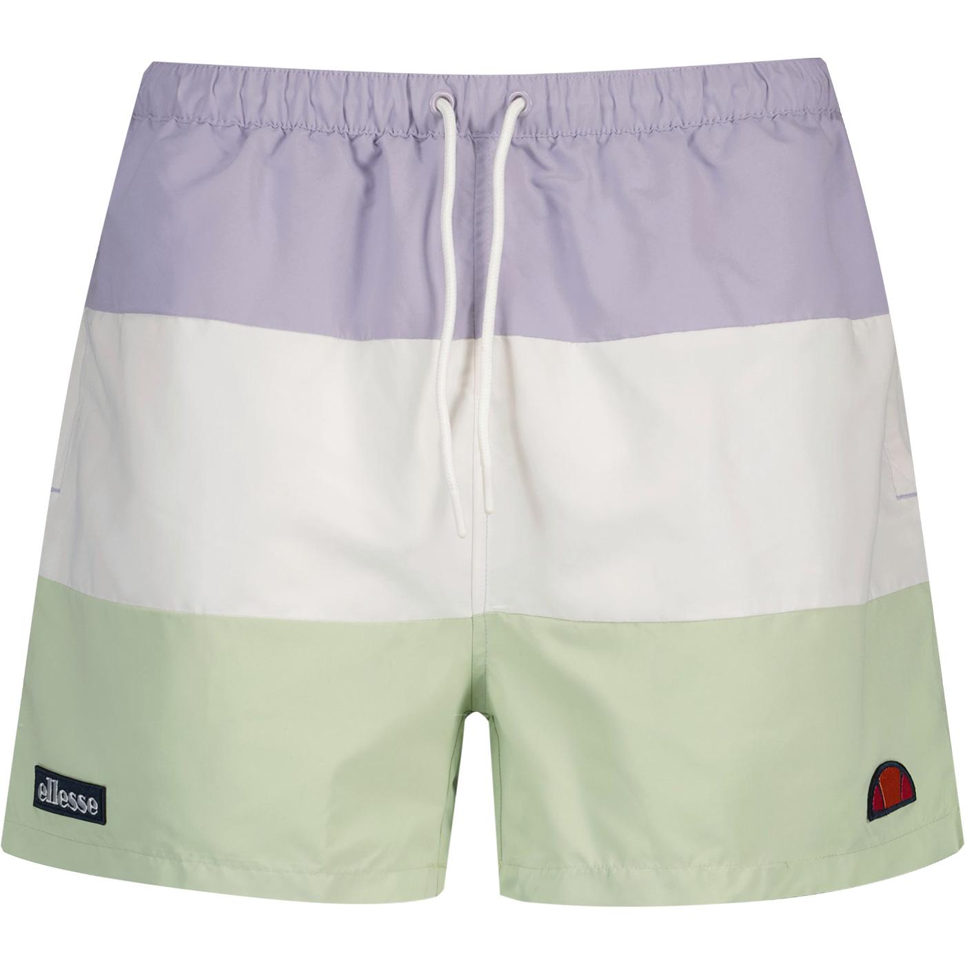 Cielo Ellesse Retro Colour Block Swim Shorts L/OW