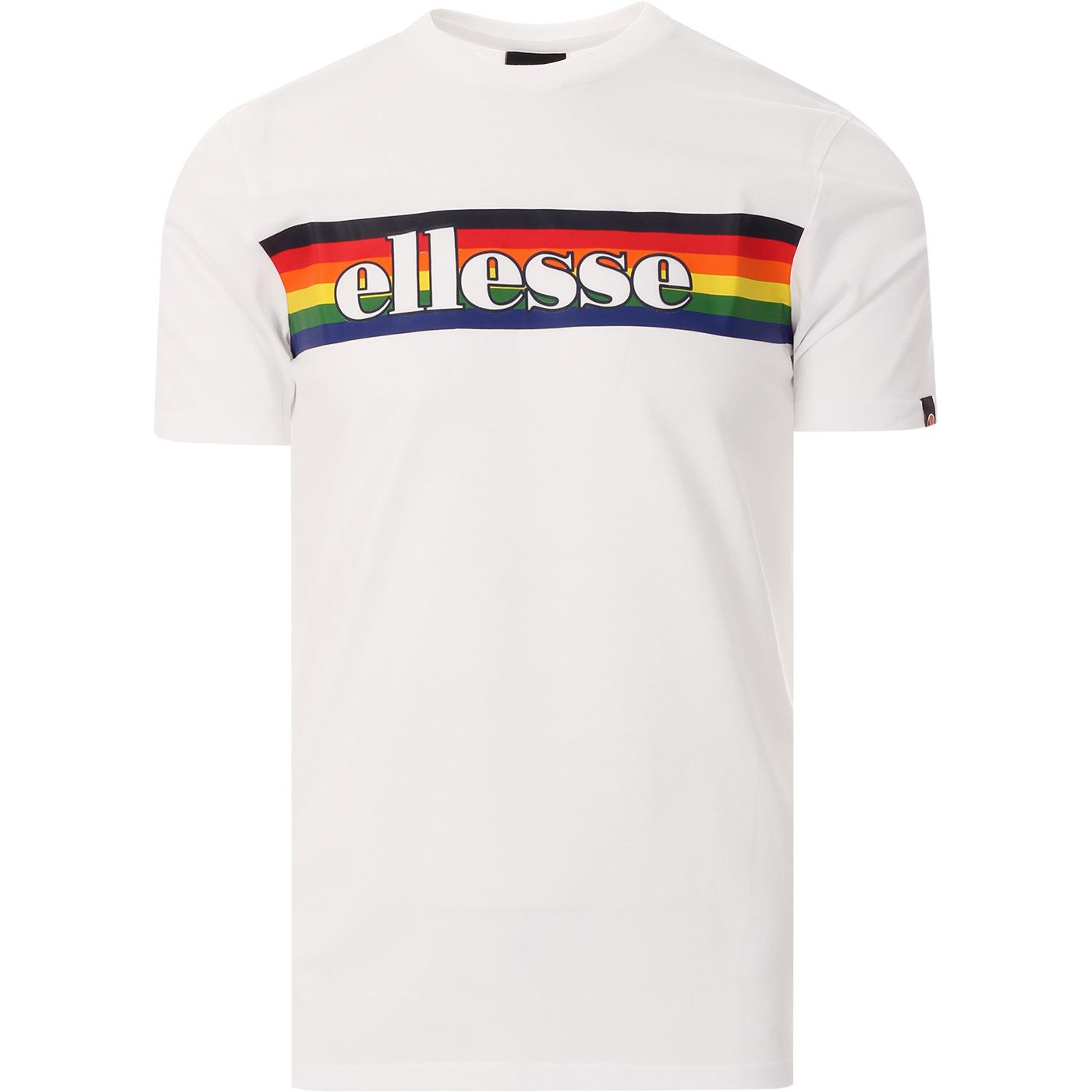 Dreilo ELLESSE Retro 90s Rainbow Stripe Logo Tee W