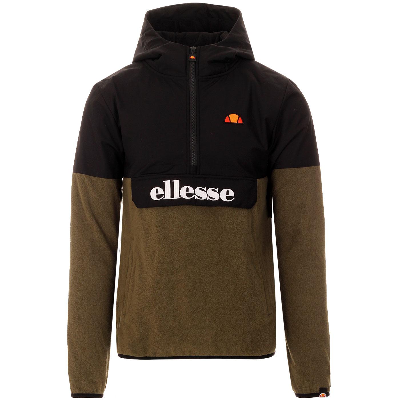 Freccia ELLESSE Retro Fleece Quater Zip Jacket B/K