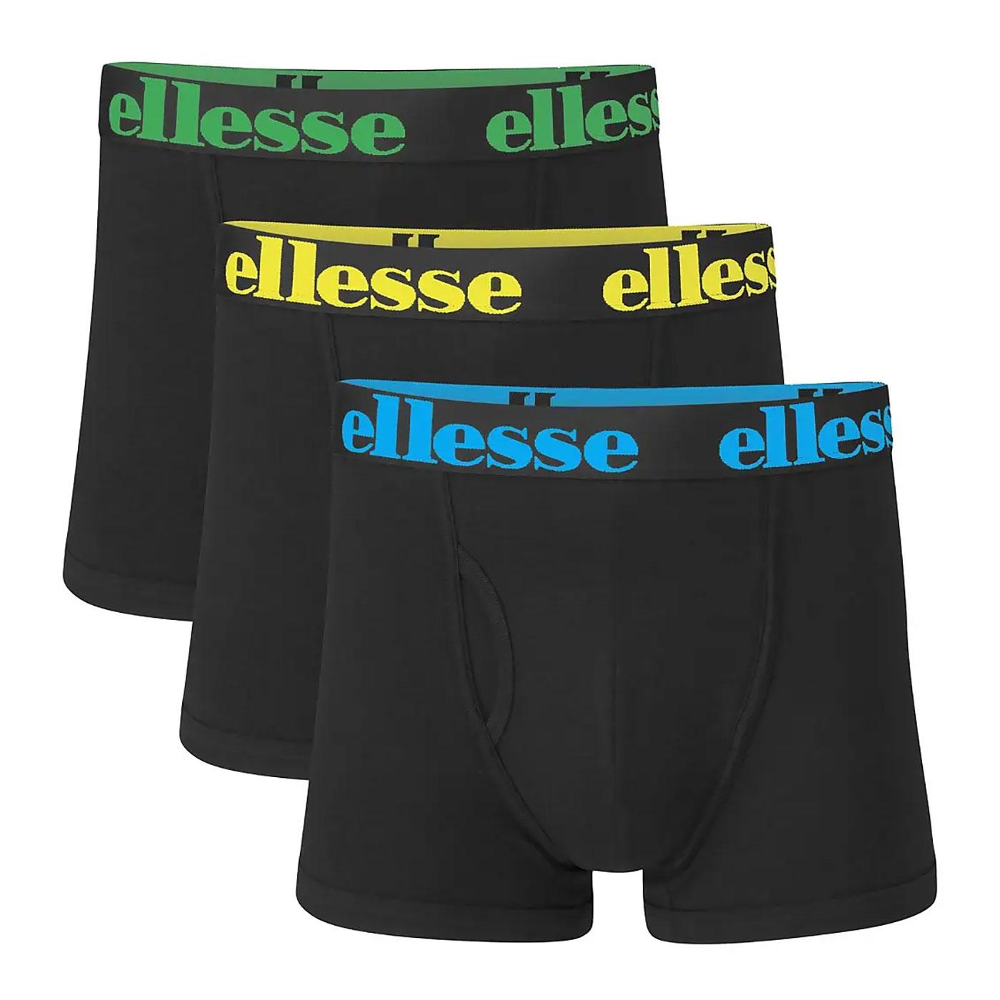 Hali ELLESSE Mens 3-Pack Noen Band Boxer Shorts
