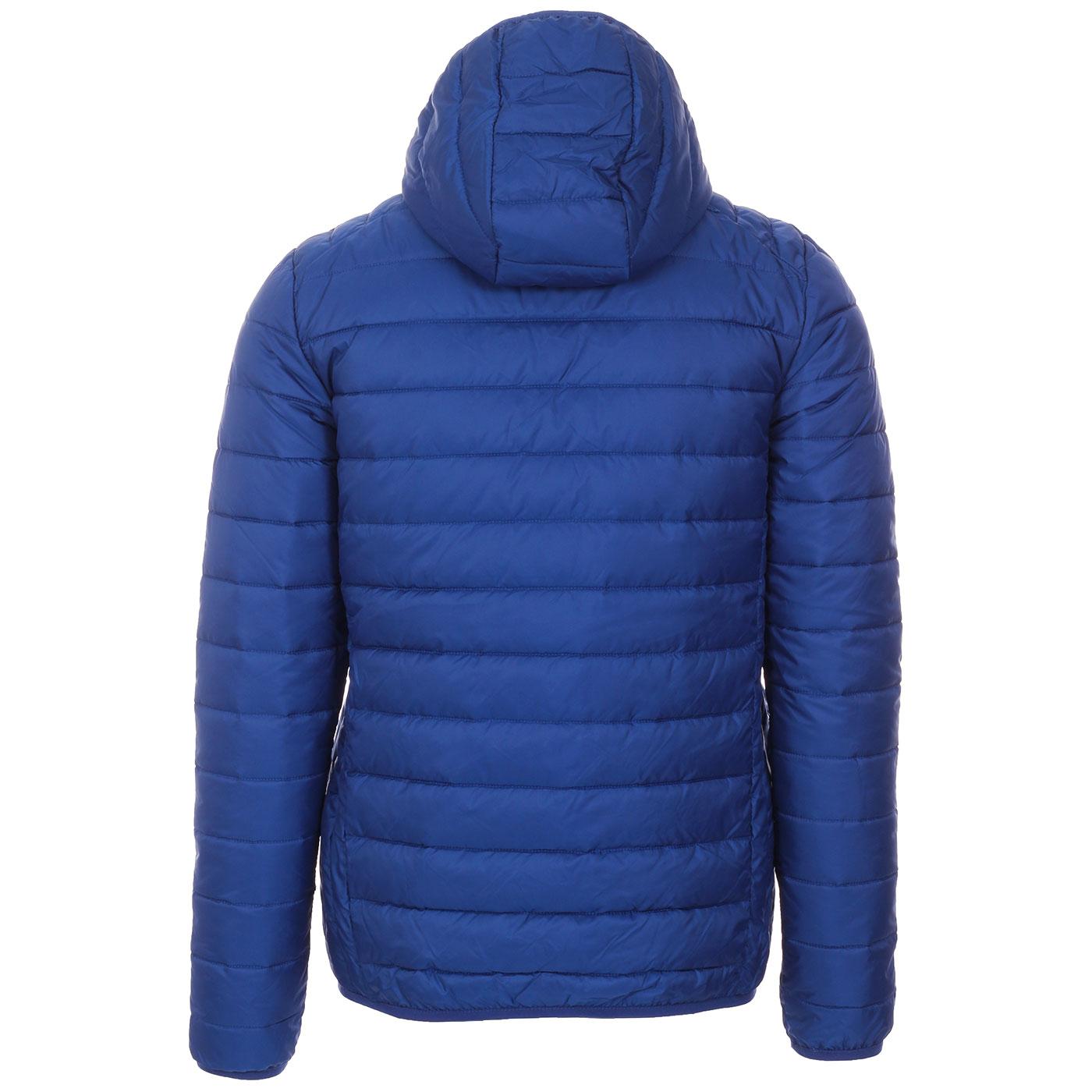 Lombardy ELLESSE Retro 80s Mens Quilted Ski Jacket in Blue