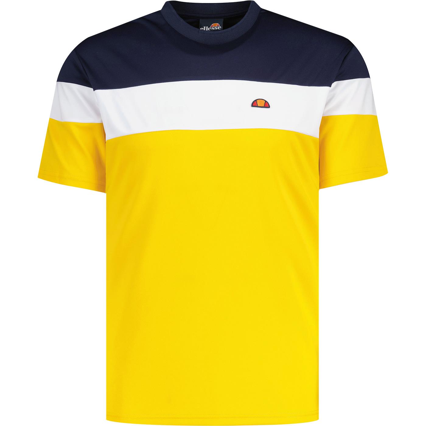 Mendoza Ellesse Retro 80s Colour Block T-shirt N
