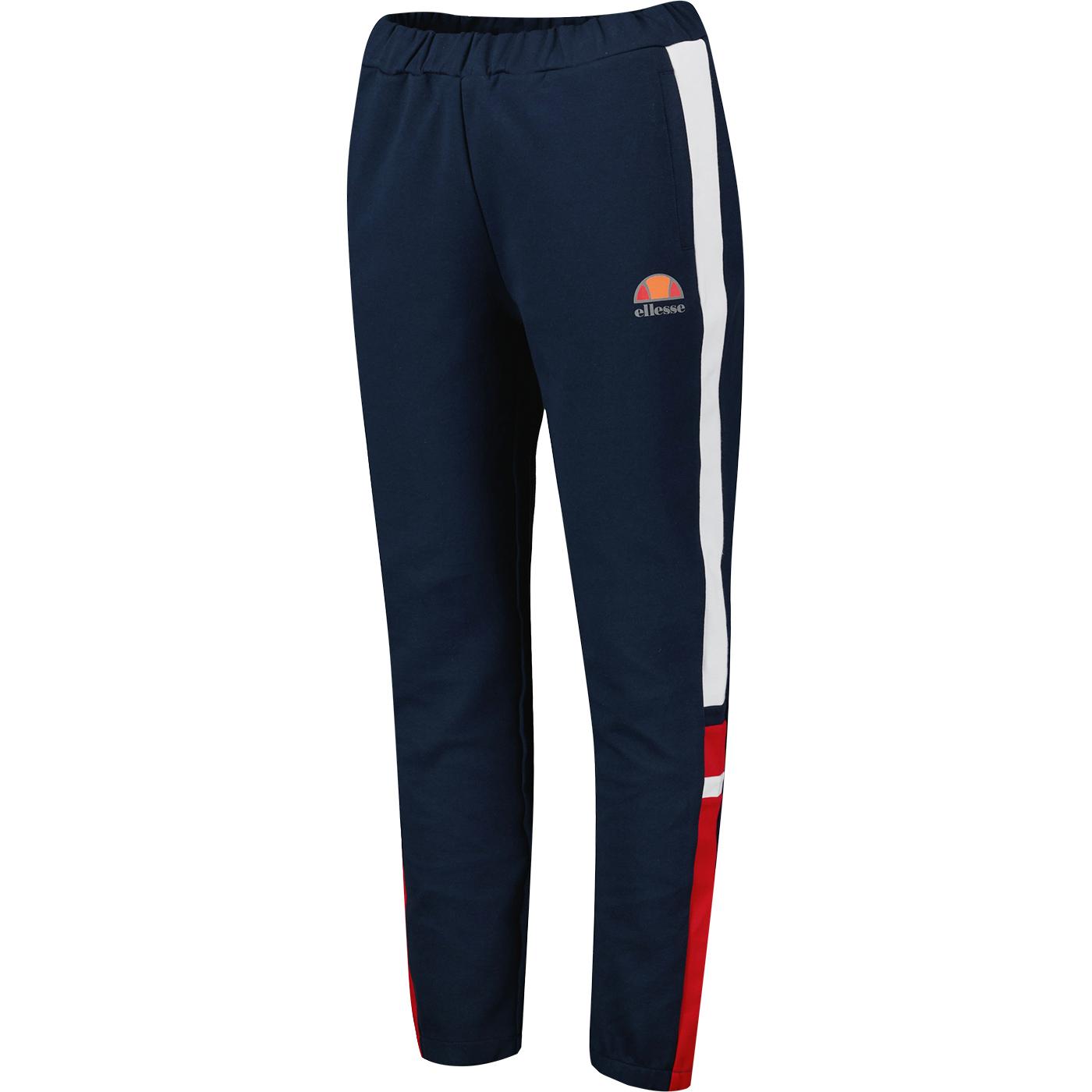 ELLESSE Miana Retro 90s Stripe Panel Track Pants in Navy