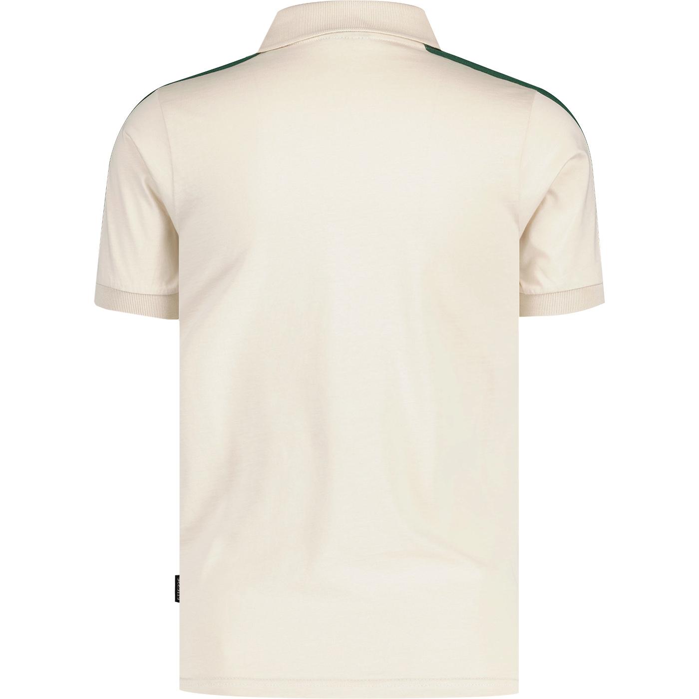 ELLESSE Morella Retro Sports Sleeve Stripe Polo Shirt in White