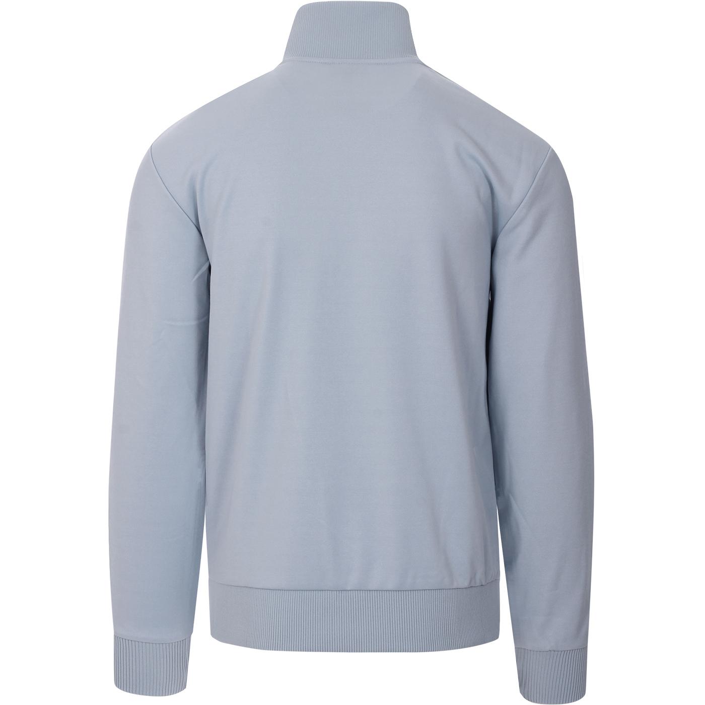 Moso ELLESSE Retro Funnel Neck Track Top in Light Blue