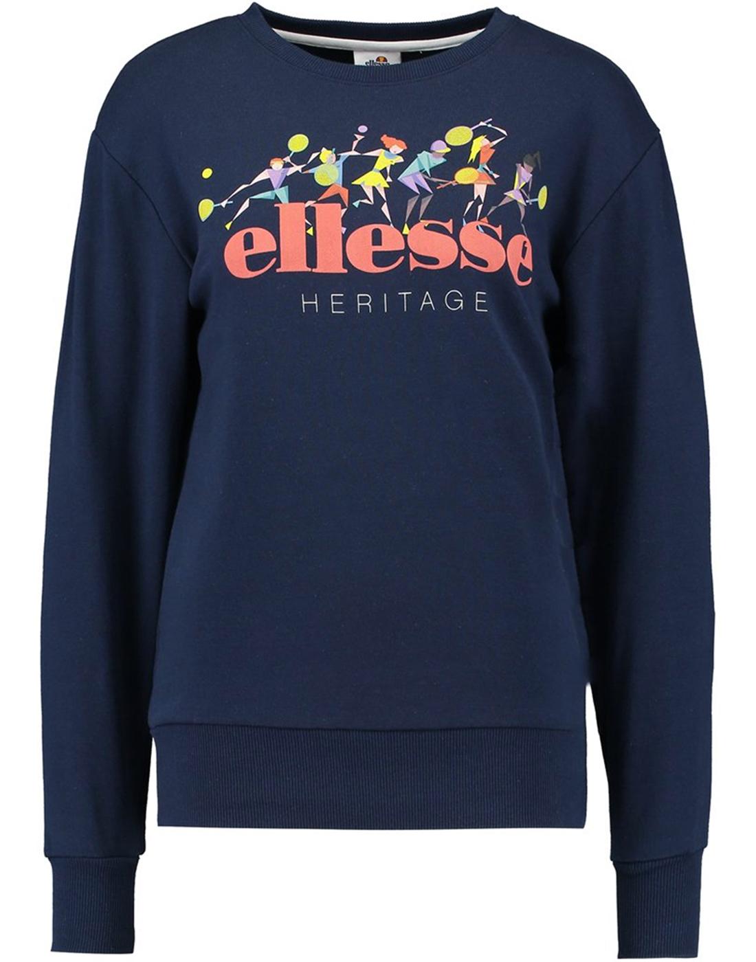 Marchetti ELLESSE Womens Retro 80s Archive Sweater