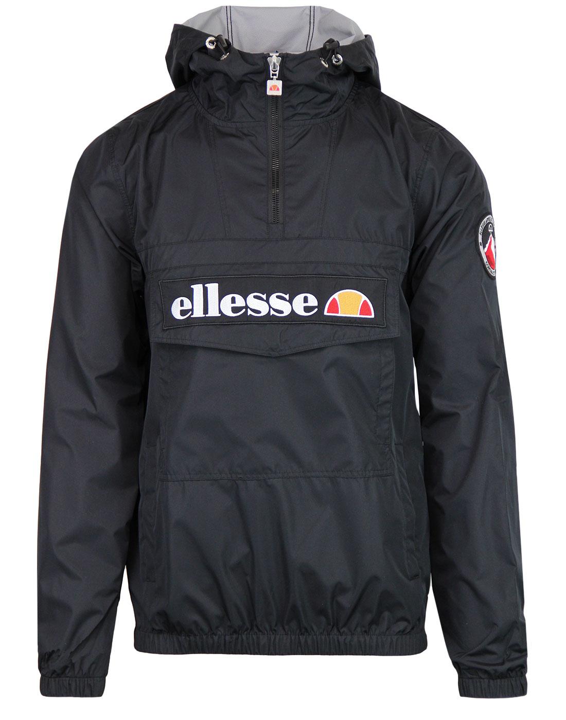 ELLESSE Women's Retro 80s Oversize Overhead Jacket Black