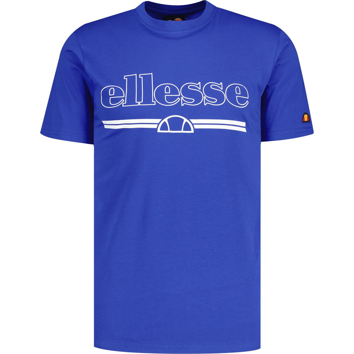 Rigel Ellesse Heritage Screen Print T-shirt Blue