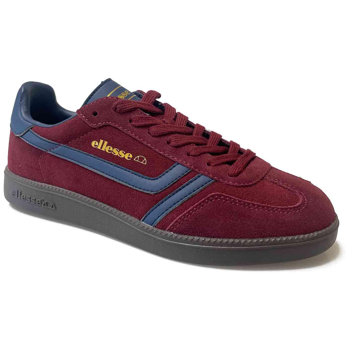 Roma Ellesse Retro 80s Suede Cupsole Trainers B N