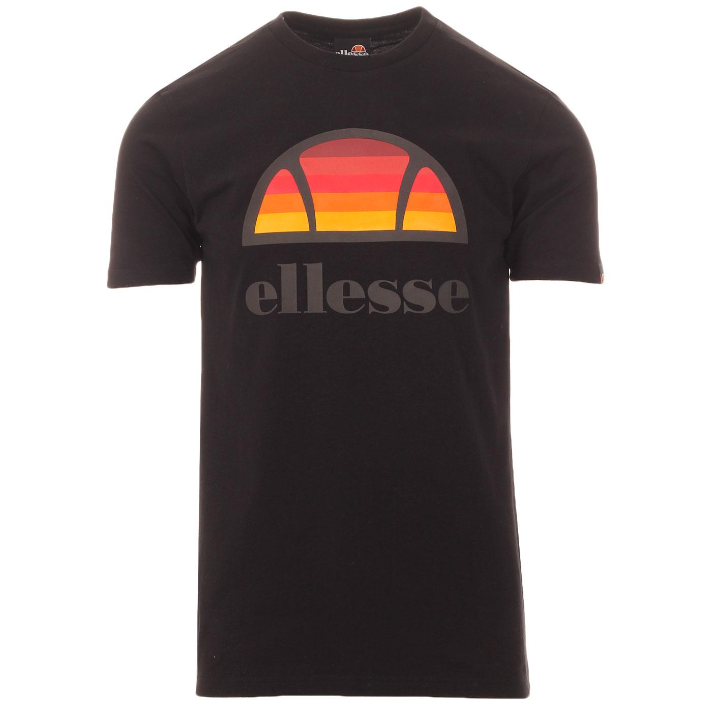 ELLESSE Retro 70s Indie Sunset Logo Tee (Black)