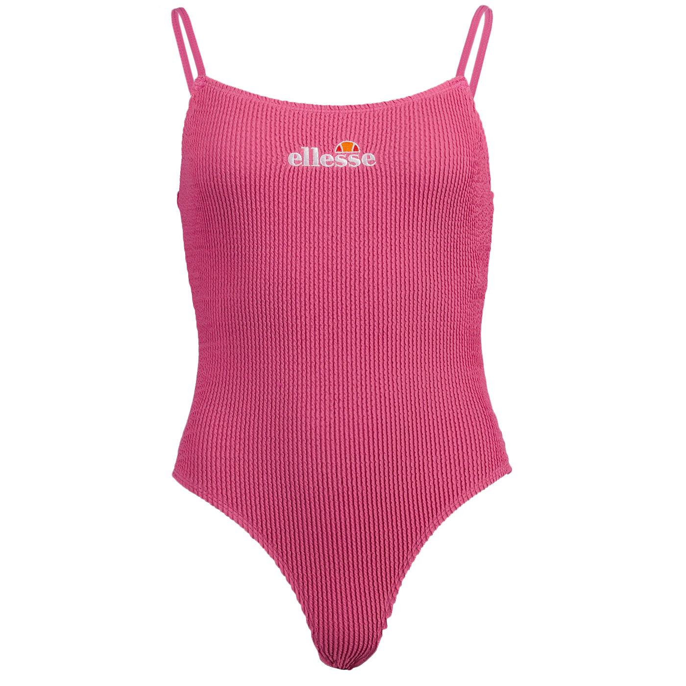 Suro ELLESSE Retro Luxe Ribbed Swimsuit (Pink)