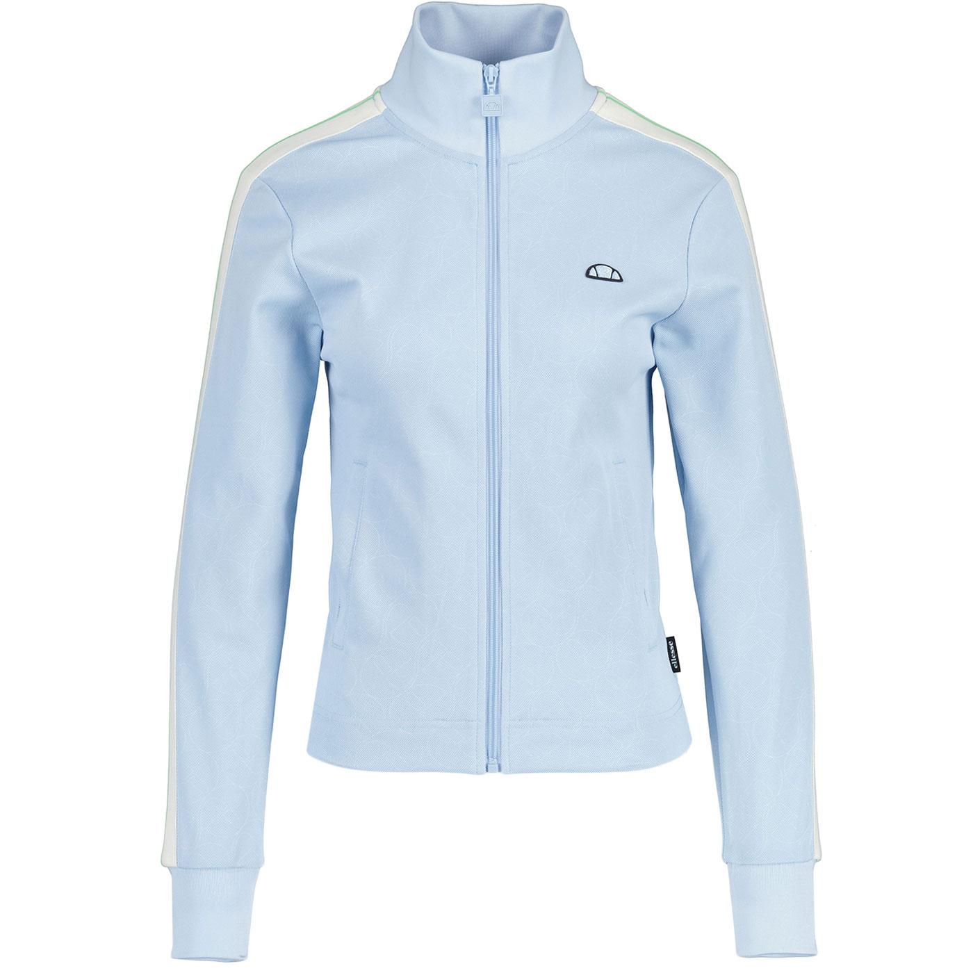 Teodoro Ellesse Retro Stripe Funnel Neck Track Top