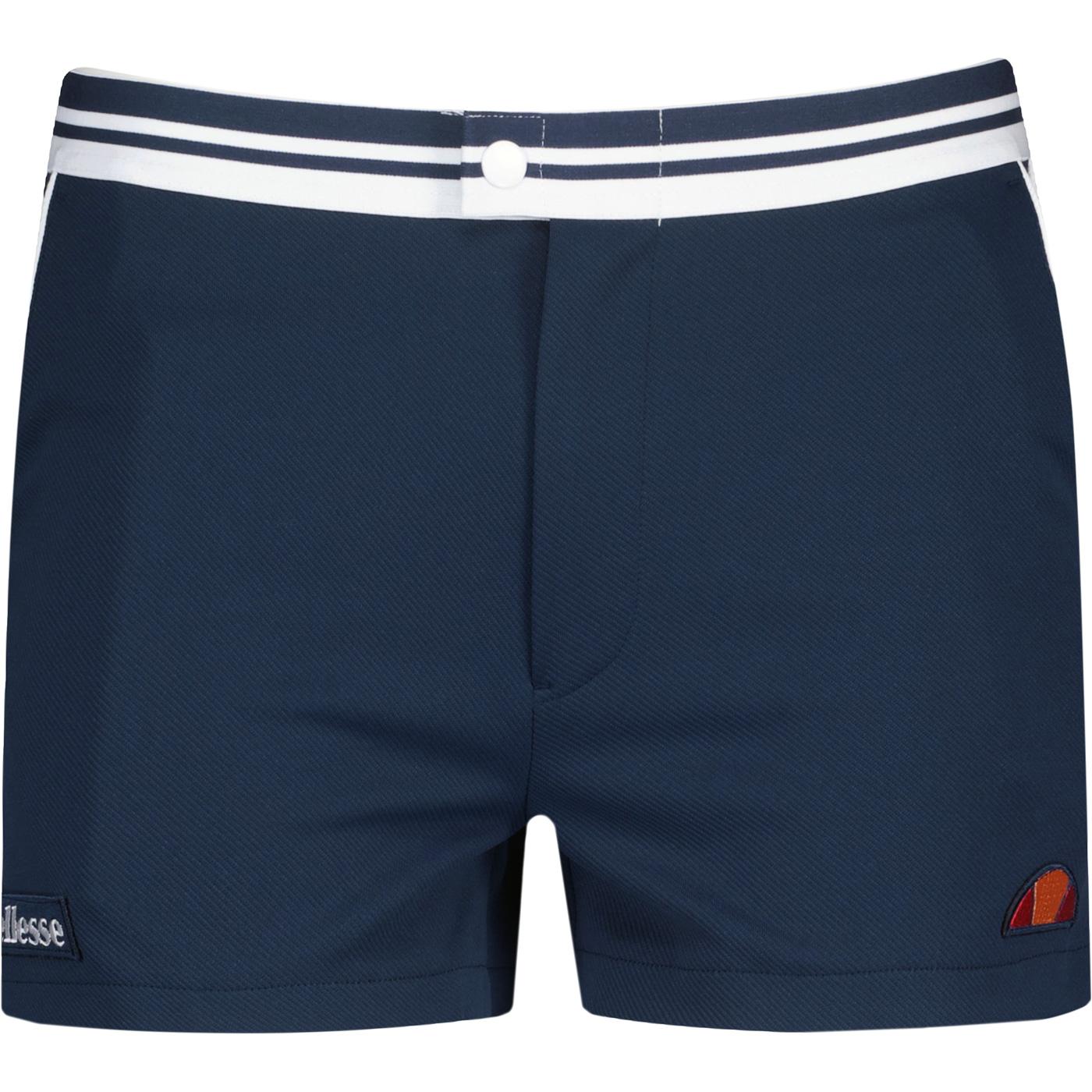 Tortoreto ELLESSE Retro 1980s Navy Tennis Shorts 