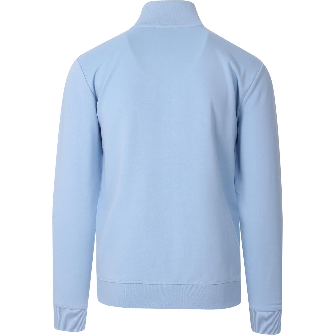 ELLESSE Vicenza Retro Chest Stripe Track Top in Light Blue