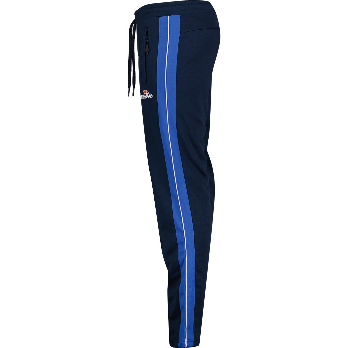 Zania ELLESSE Retro 80s Pin Tuck Track Bottoms in Navy