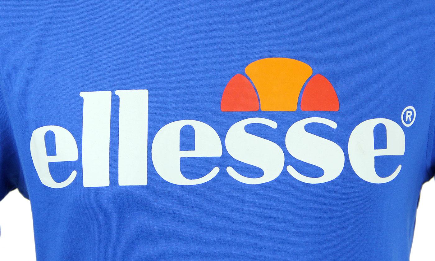 ELLESSE Exhibition Retro Indie Classic Logo T-Shirt Turkish Sea