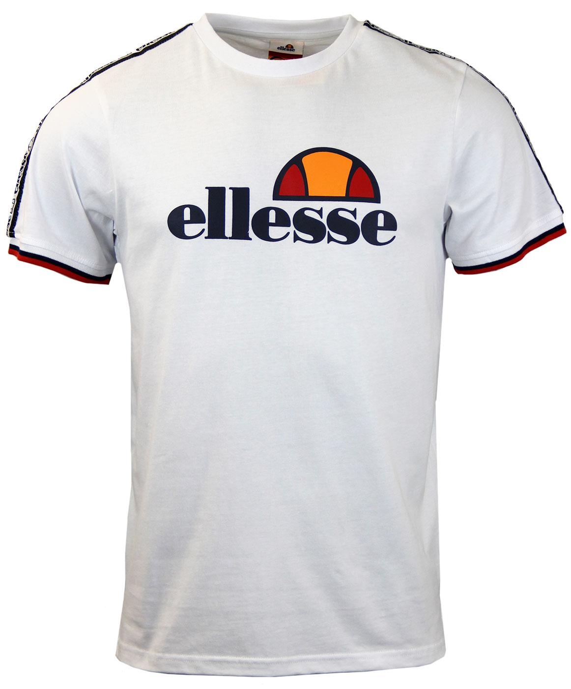 Maldini ELLESSE Retro 80s Indie Logo T-Shirt WHITE