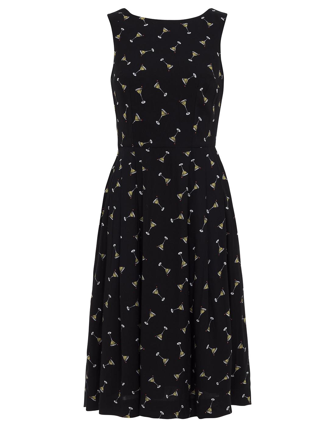 Penny EMILY AND FIN Retro 50s Cocktail Print Dress