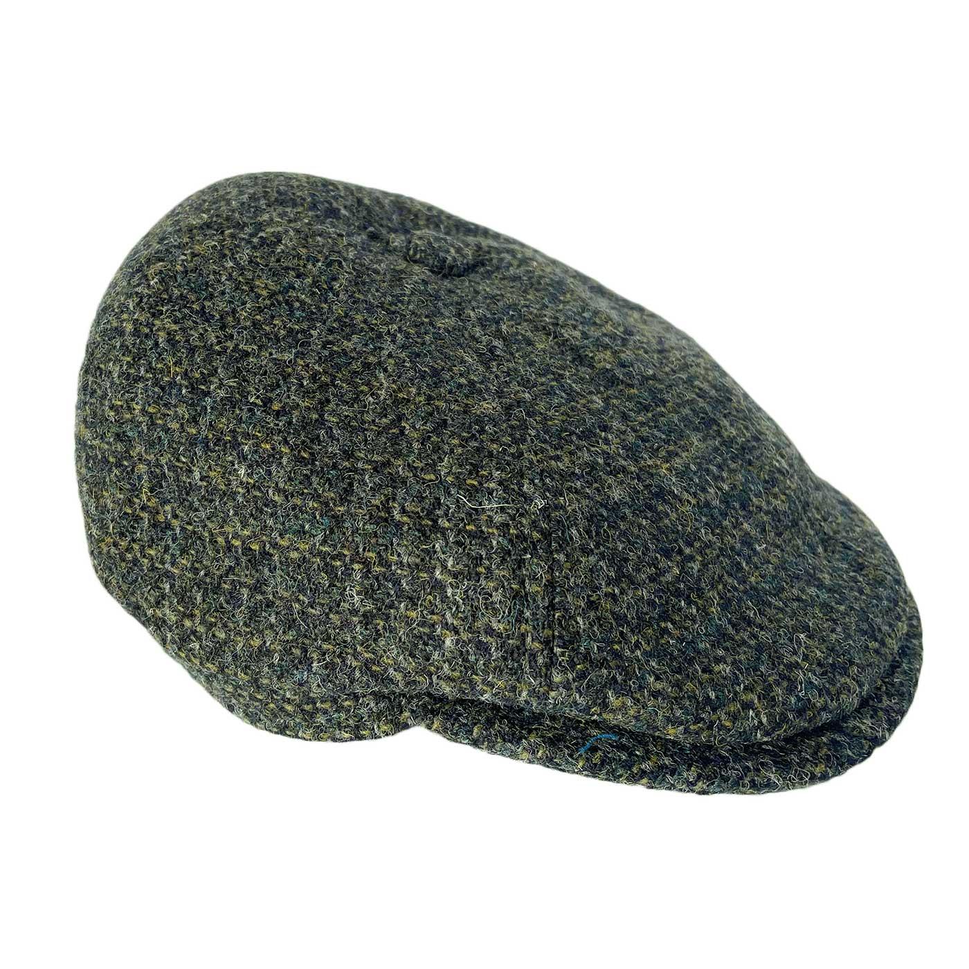 Hudson Failswoth Harris Tweed Newsboy Cap (Grey)