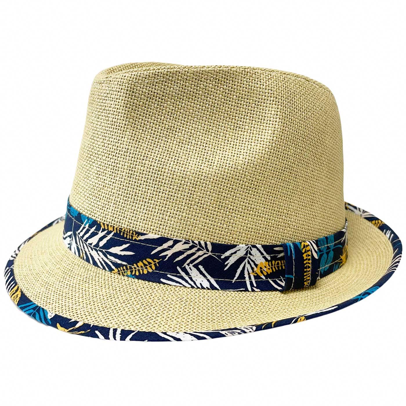 Malibu Failsworth Toya Straw Natural Trilby Hat