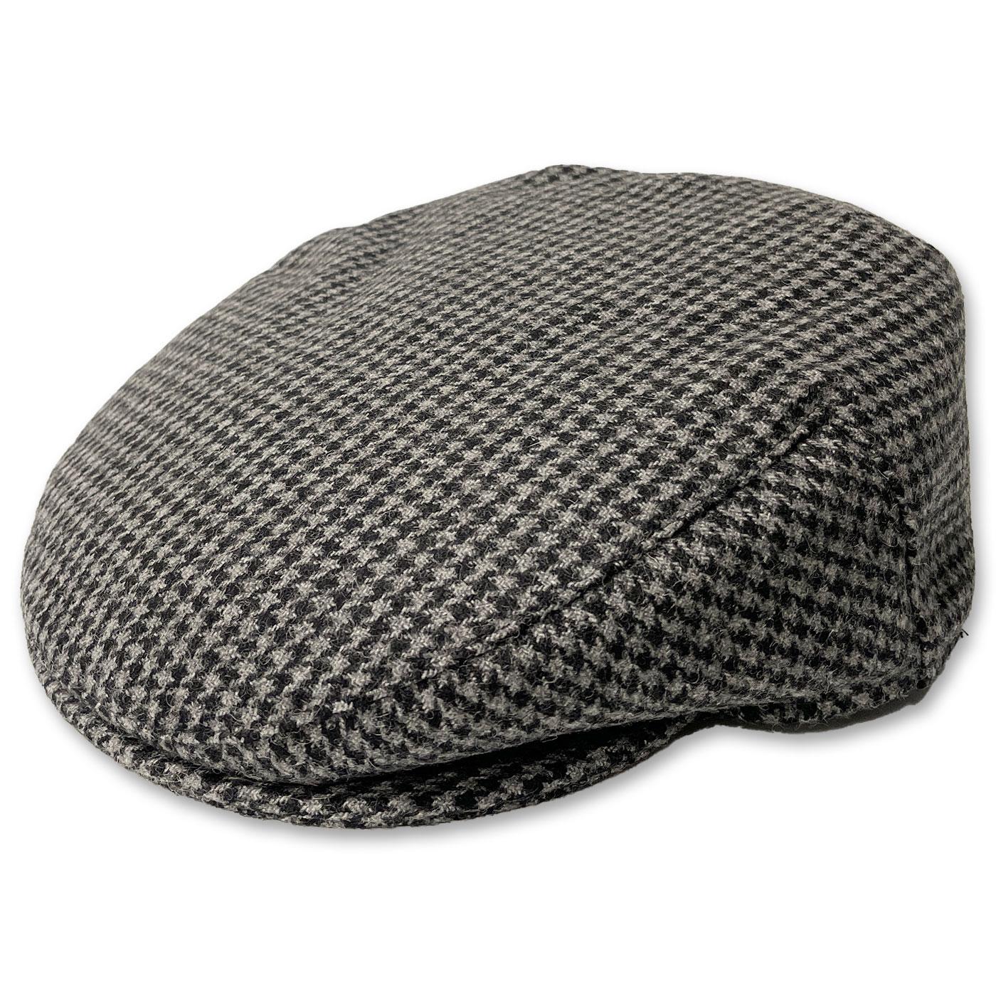 Norwich Failsworth Wool Blend Houndstooth Flat Cap
